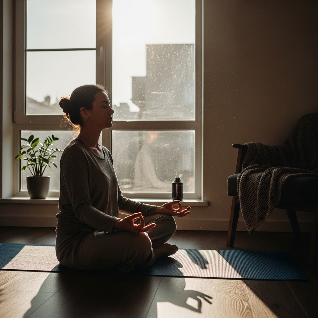 Person practicing mindfulness